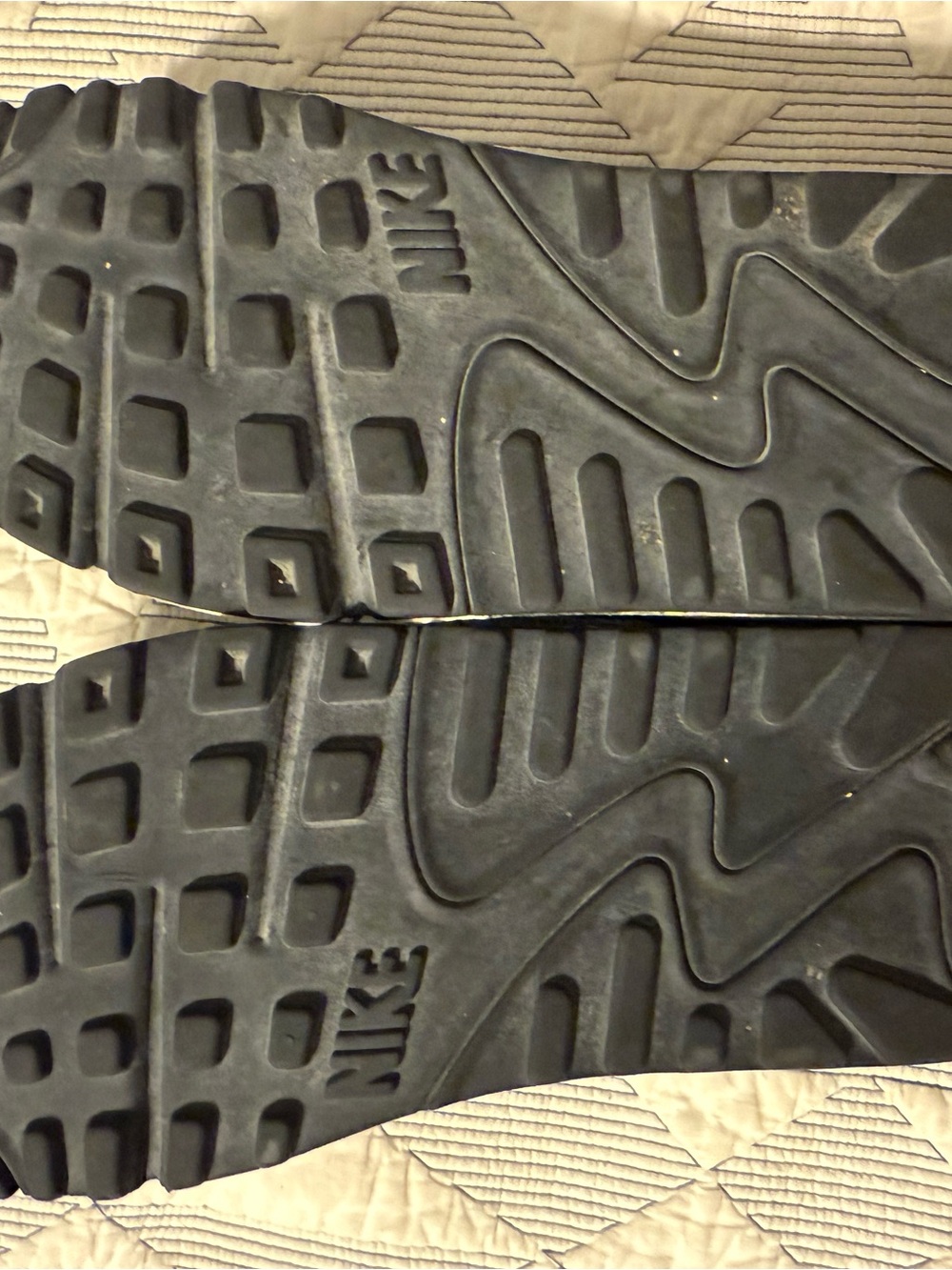 Nike Black and White Air Max Sneakers - Picture 5 of 8